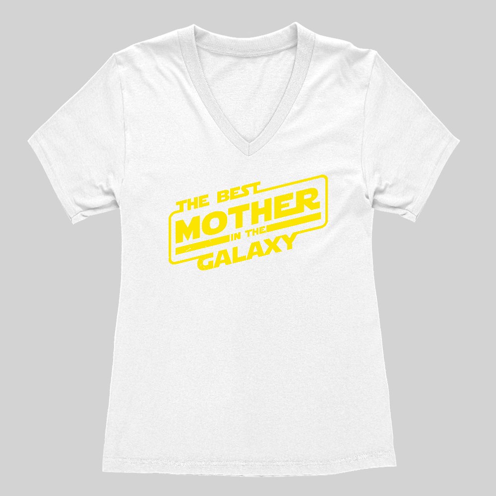 The Best Mother In The Galaxy Women's V-Neck T-shirt - Geeksoutfit
