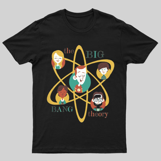 The Big Bang Theory Atomic Friends T-shirt - Geeksoutfit