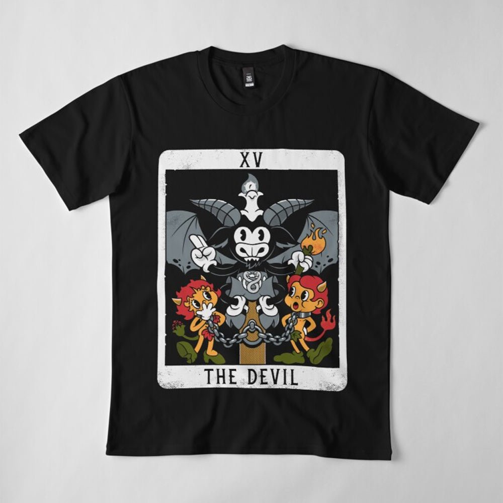 The Devil Tarot Card T-Shirt - Geeksoutfit