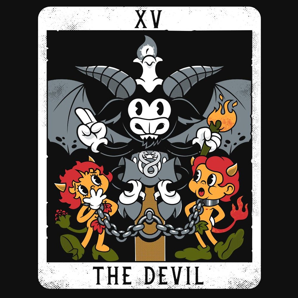 The Devil Tarot Card T-Shirt - Geeksoutfit