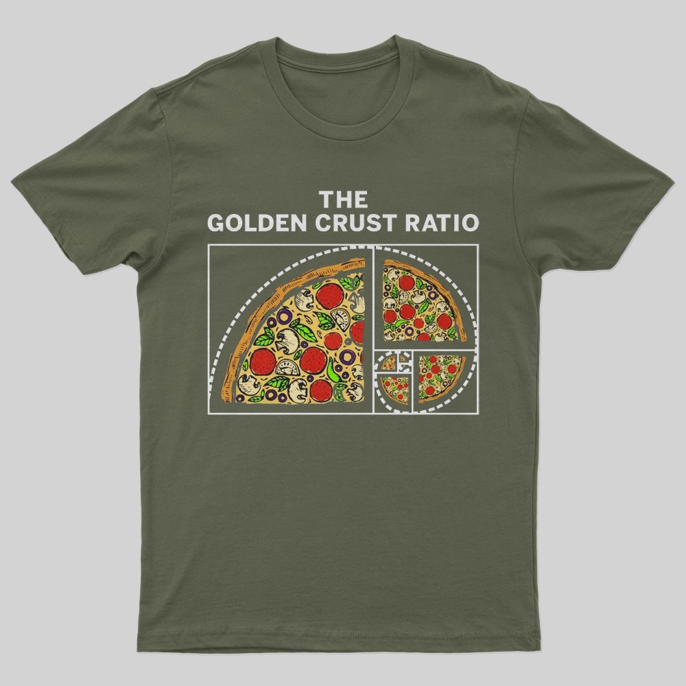 The golden crust ratio T-Shirt - Geeksoutfit