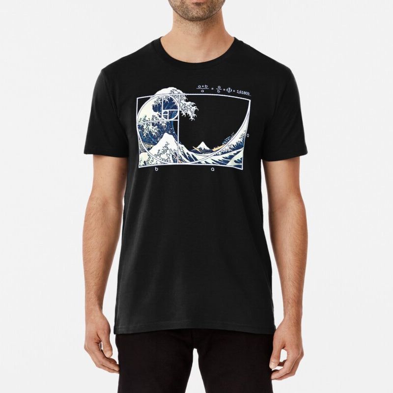 The Great Fibonacci Wave T-Shirt - Geeksoutfit