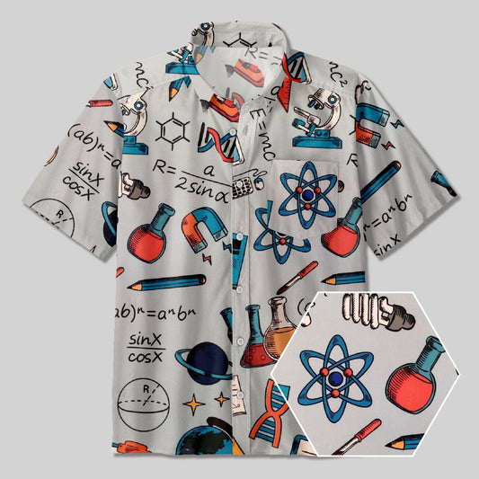 The Scientist Button Up Pocket Shirt - Geeksoutfit