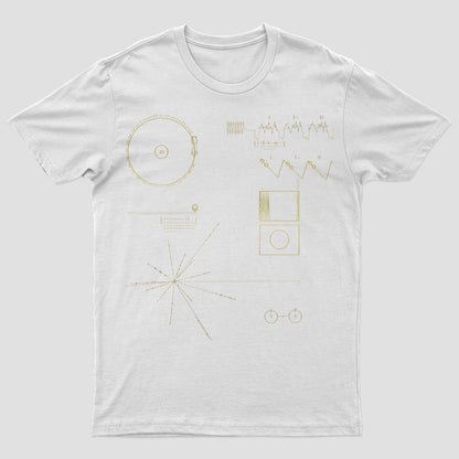 The Voyager Golden Record T-Shirt - Geeksoutfit