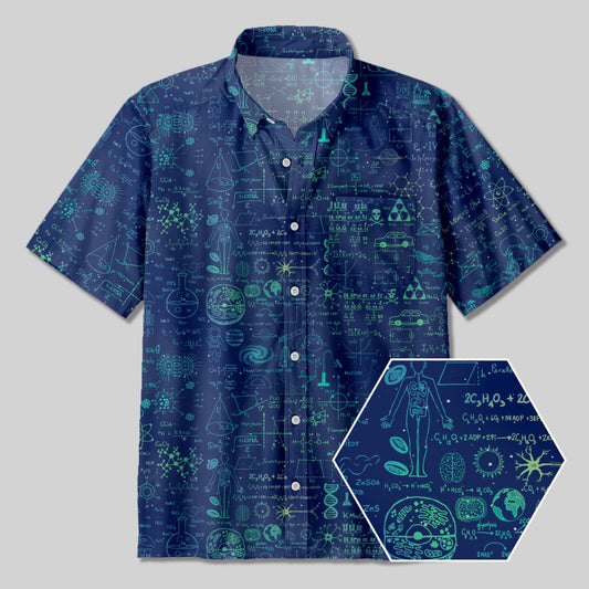 The Weird Science of Life Button Up Pocket Shirt - Geeksoutfit