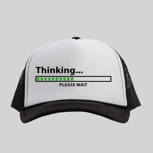 Thinking Trucker Hat - Geeksoutfit
