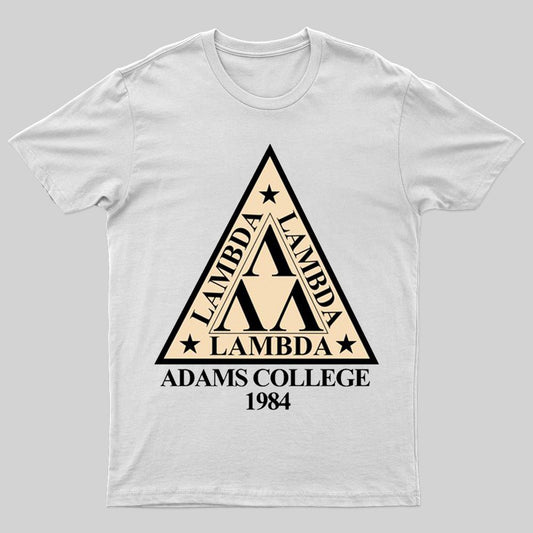 Tri Lambda Fraternity Adams College 1984 T-shirt - Geeksoutfit