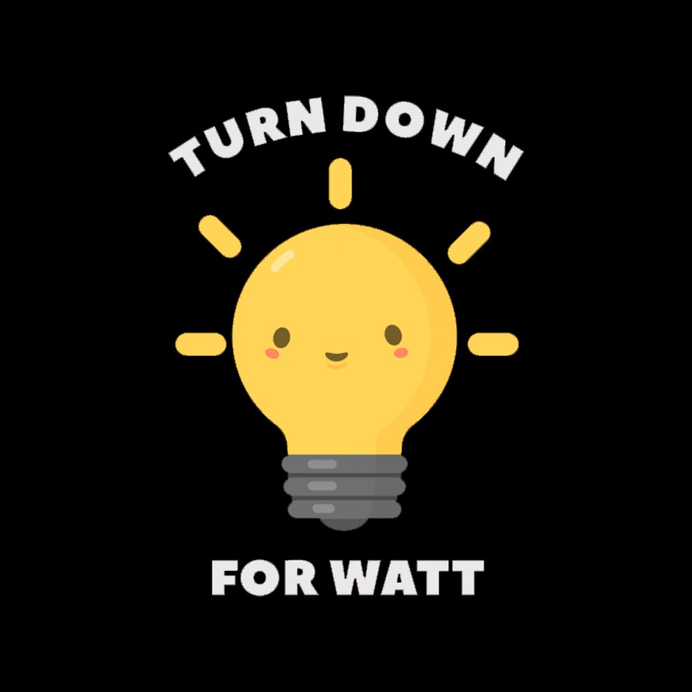 Turn Down Watt Funny Science Pun T-shirt - Geeksoutfit