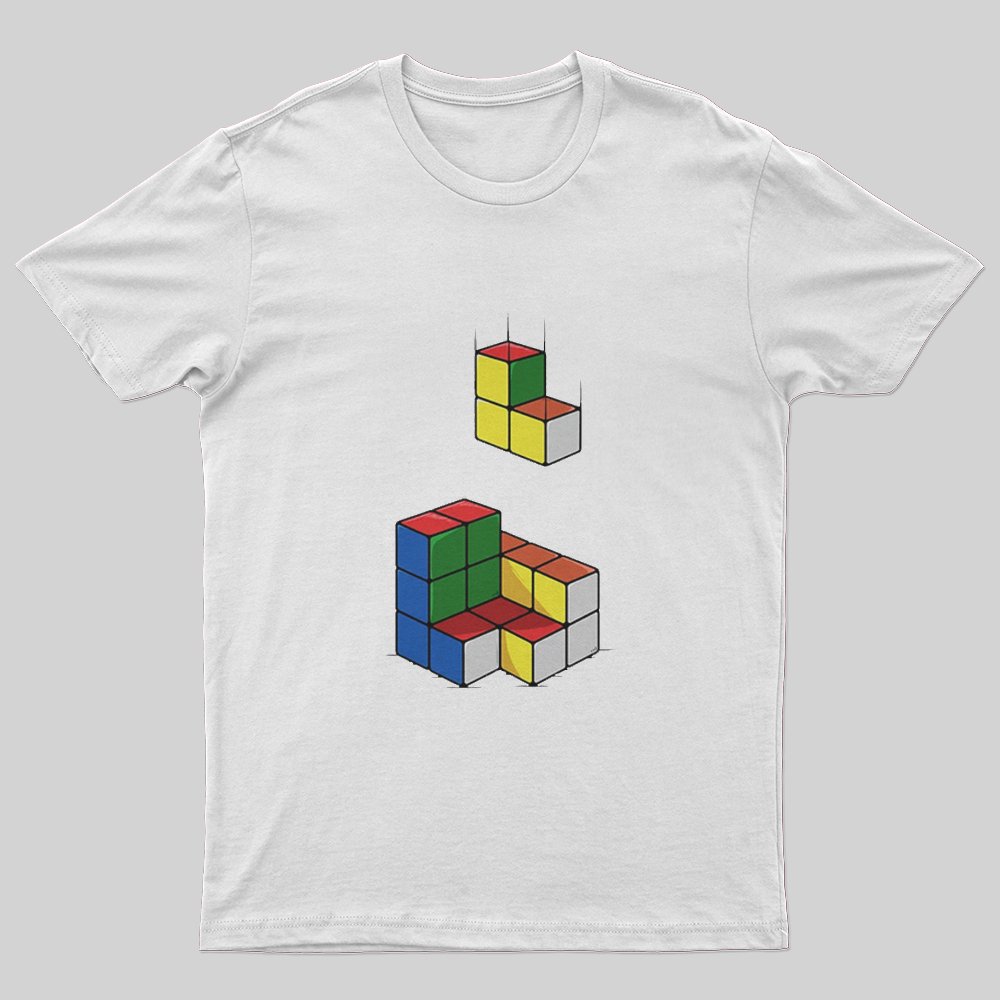 Vintage Cubes T-Shirt - Geeksoutfit