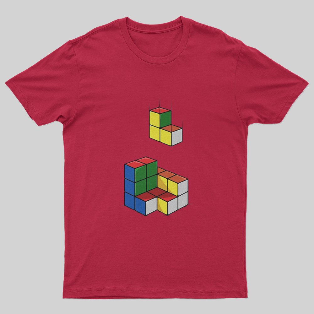 Vintage Cubes T-Shirt - Geeksoutfit