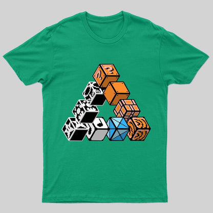 Vintage Game Impossible Blocks T-shirt - Geeksoutfit