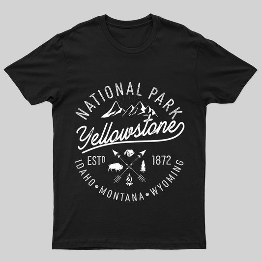 Vintage National Park Yellowstone Estd 1872 T-Shirt - Geeksoutfit