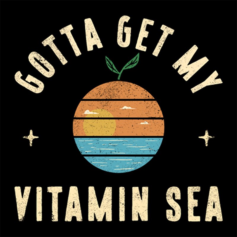 Vitamin Sea T-shirt - Geeksoutfit