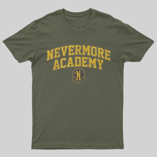 Wednesday Nevermore Academy T-Shirt - Geeksoutfit