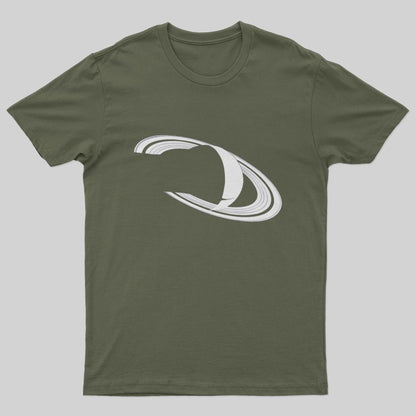 White Saturn T-Shirt - Geeksoutfit