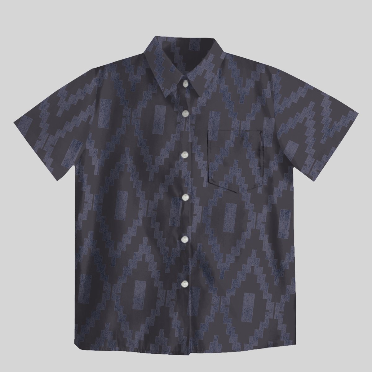 Wooden Style Button Up Pocket Shirt - Geeksoutfit