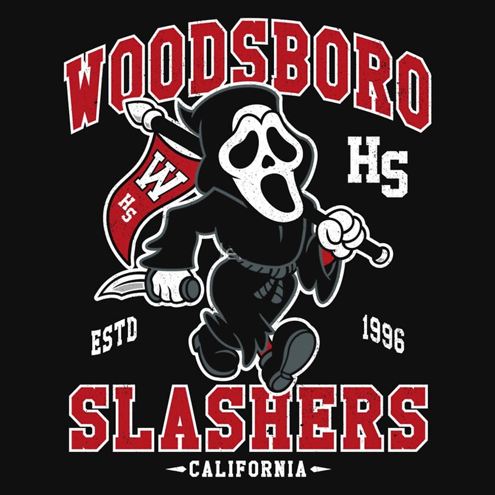 Woodsboro High School Mascot T-Shirt - Geeksoutfit