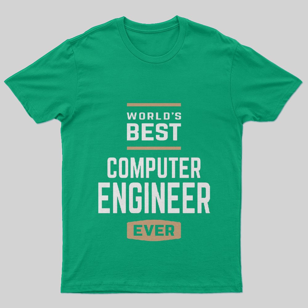 World's Best Computer Engineer T-Shirt - Geeksoutfit